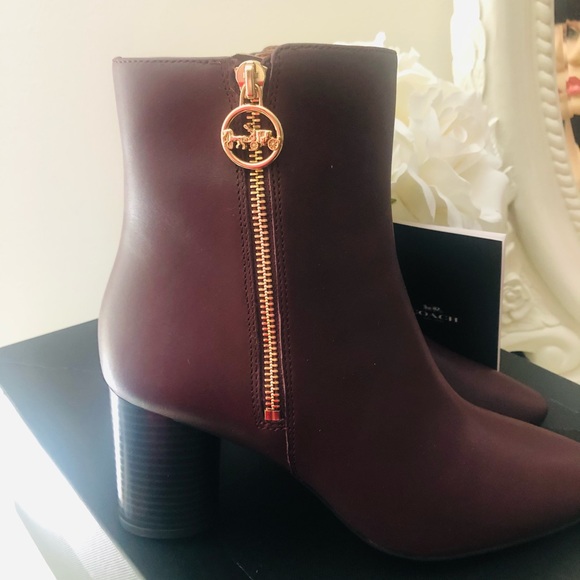 🎀Coach Iris🌸 Leather Booties - Picture 5 of 11